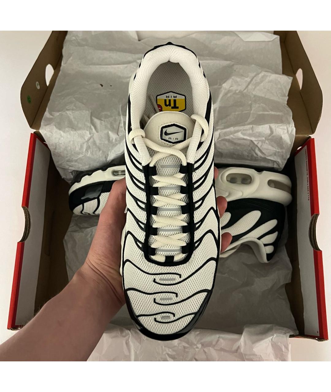 NIKE Белые синтетические низкие кроссовки / кеды, фото 4