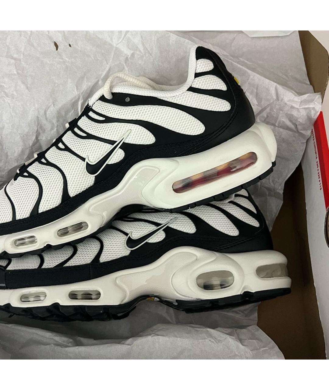 NIKE Белые синтетические низкие кроссовки / кеды, фото 7