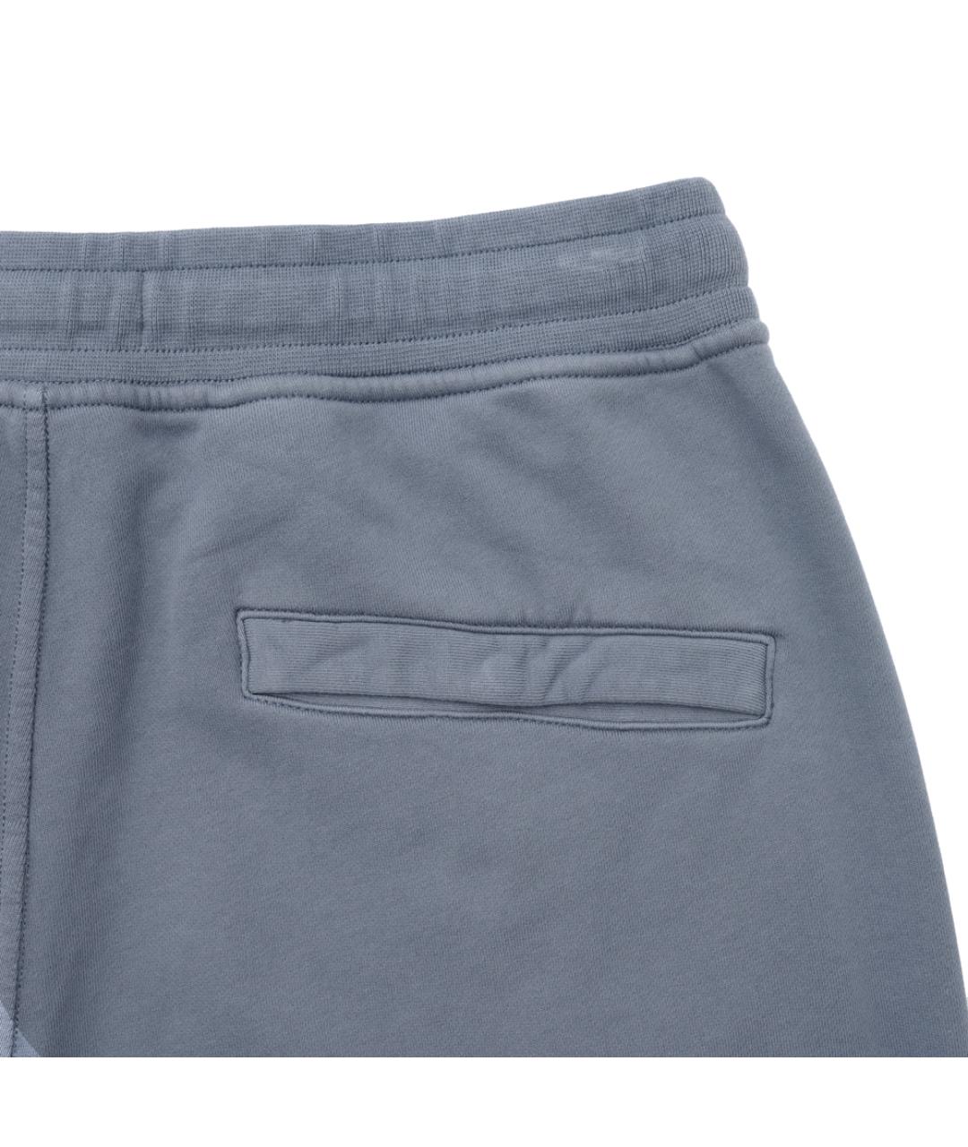 STONE ISLAND Синие хлопковые шорты, фото 5