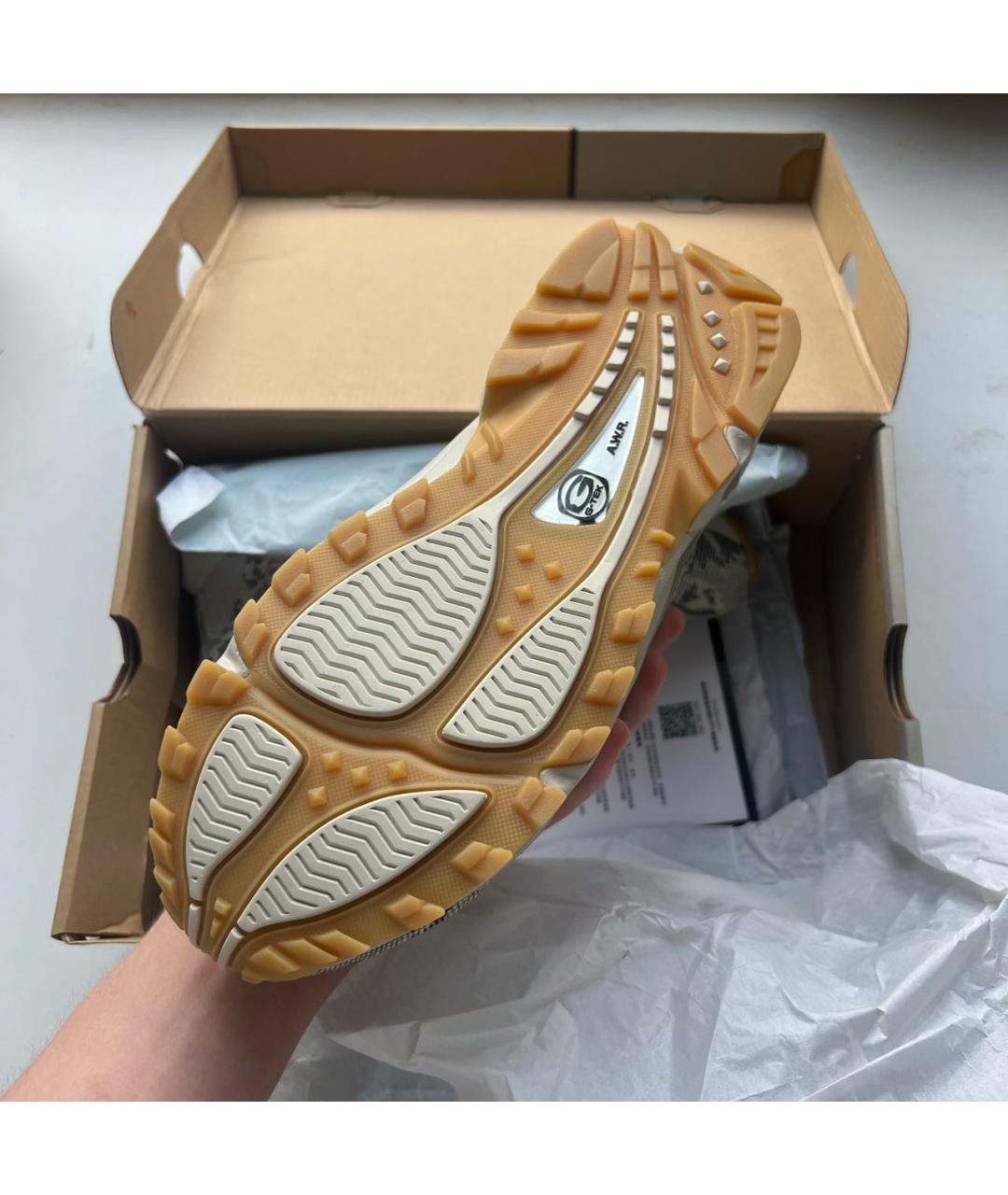 NIKE Бежевые низкие кроссовки / кеды, фото 7