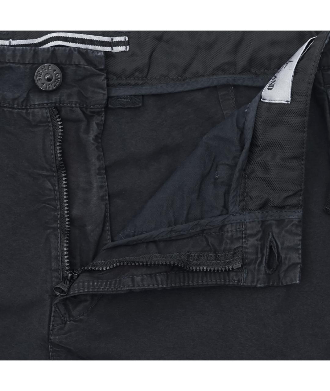STONE ISLAND Темно-синие хлопковые шорты, фото 2
