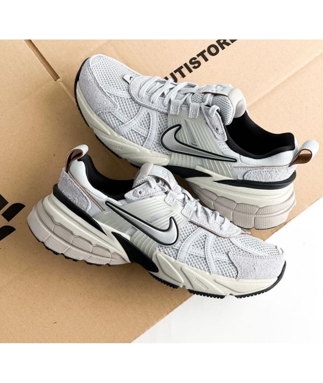 NIKE Серые низкие кроссовки / кеды, фото 3