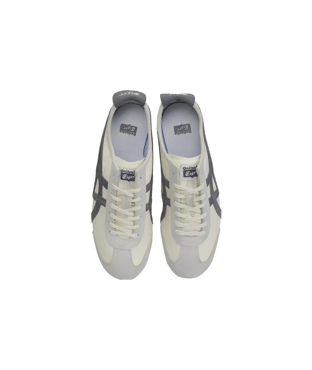 ONITSUKA TIGER Серые кожаные кроссовки, фото 4