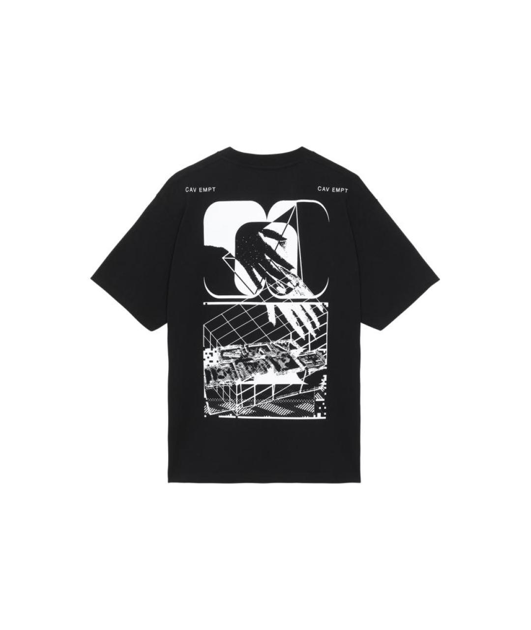 CAV EMPT Черная хлопковая футболка, фото 2