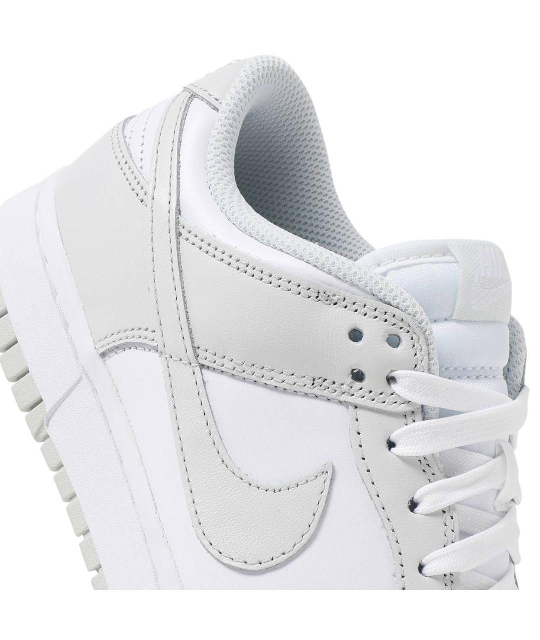 NIKE Серые кожаные кроссовки, фото 7
