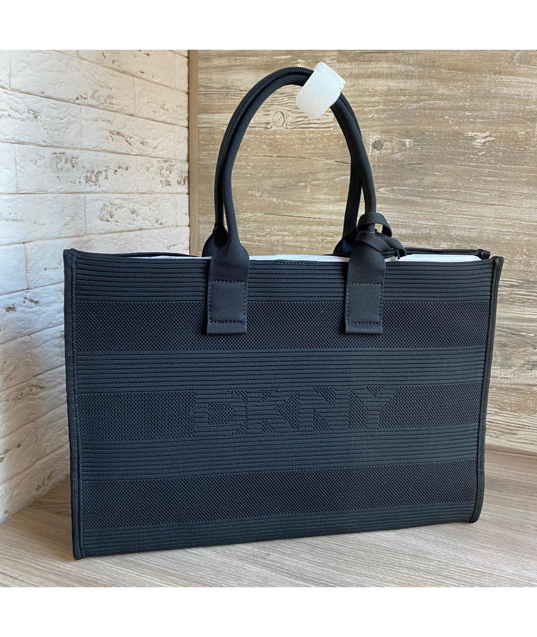 DKNY Черная сумка тоут, фото 10