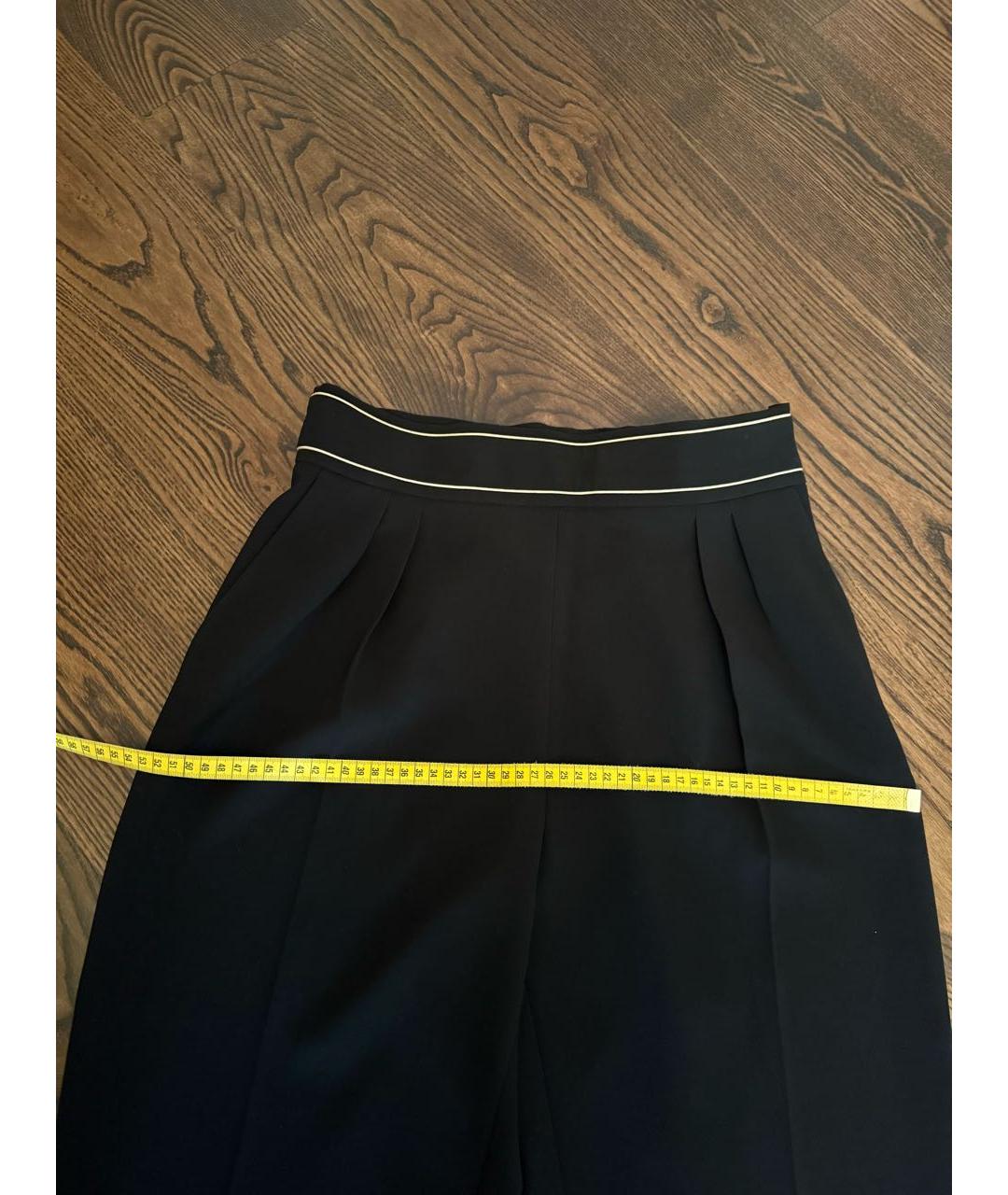 MAX MARA Черные прямые брюки, фото 4