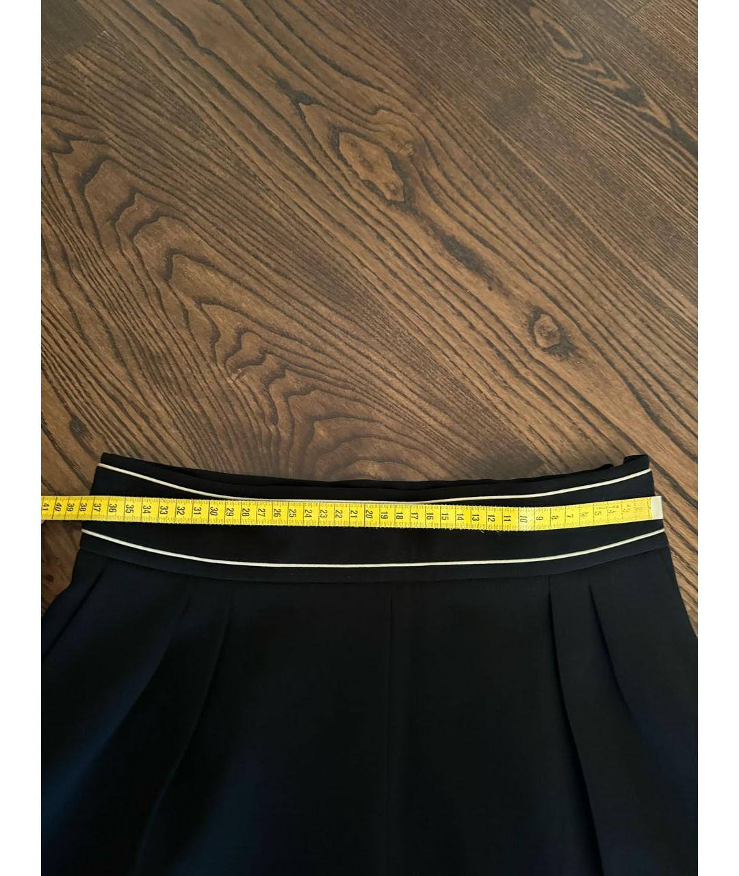 MAX MARA Черные прямые брюки, фото 3