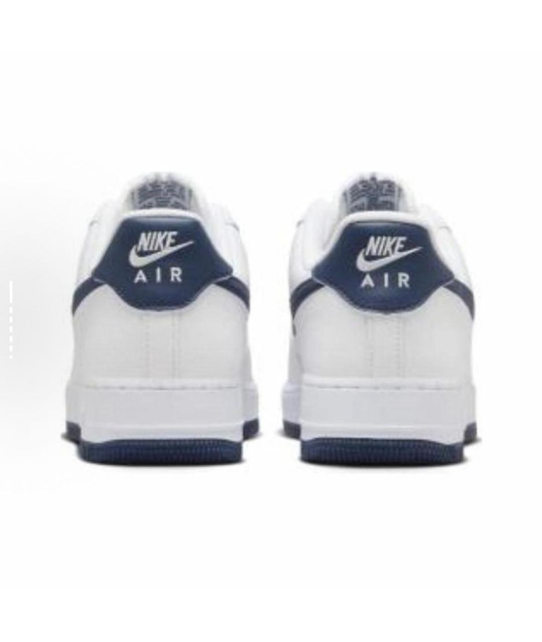 NIKE Белые кожаные низкие кроссовки / кеды, фото 4