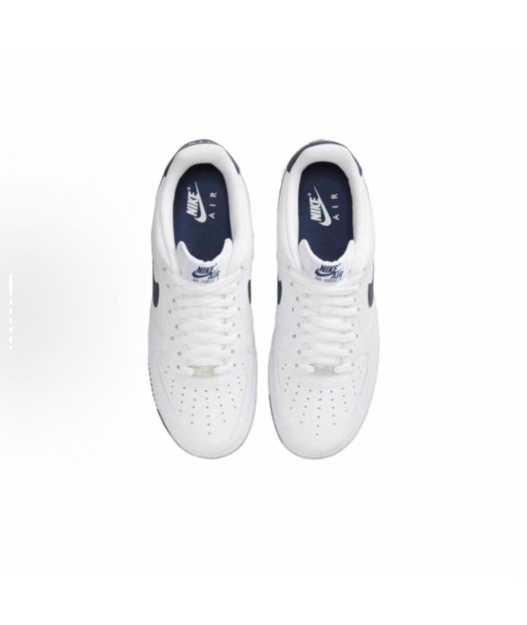 NIKE Белые кожаные низкие кроссовки / кеды, фото 3