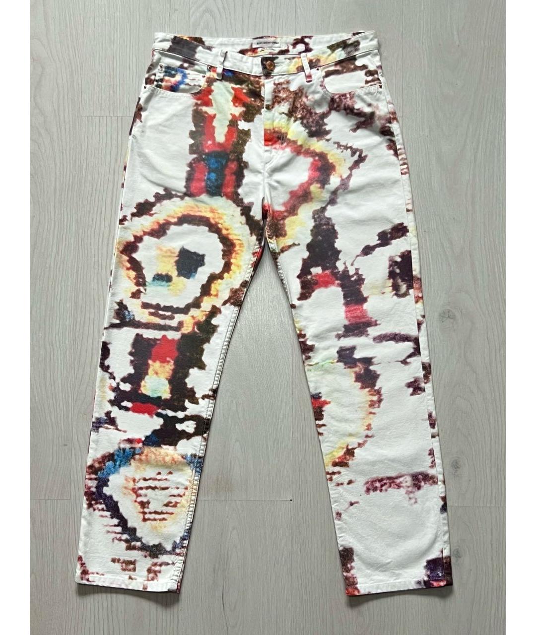 ISABEL MARANT ETOILE Мульти хлопковые прямые джинсы, фото 8