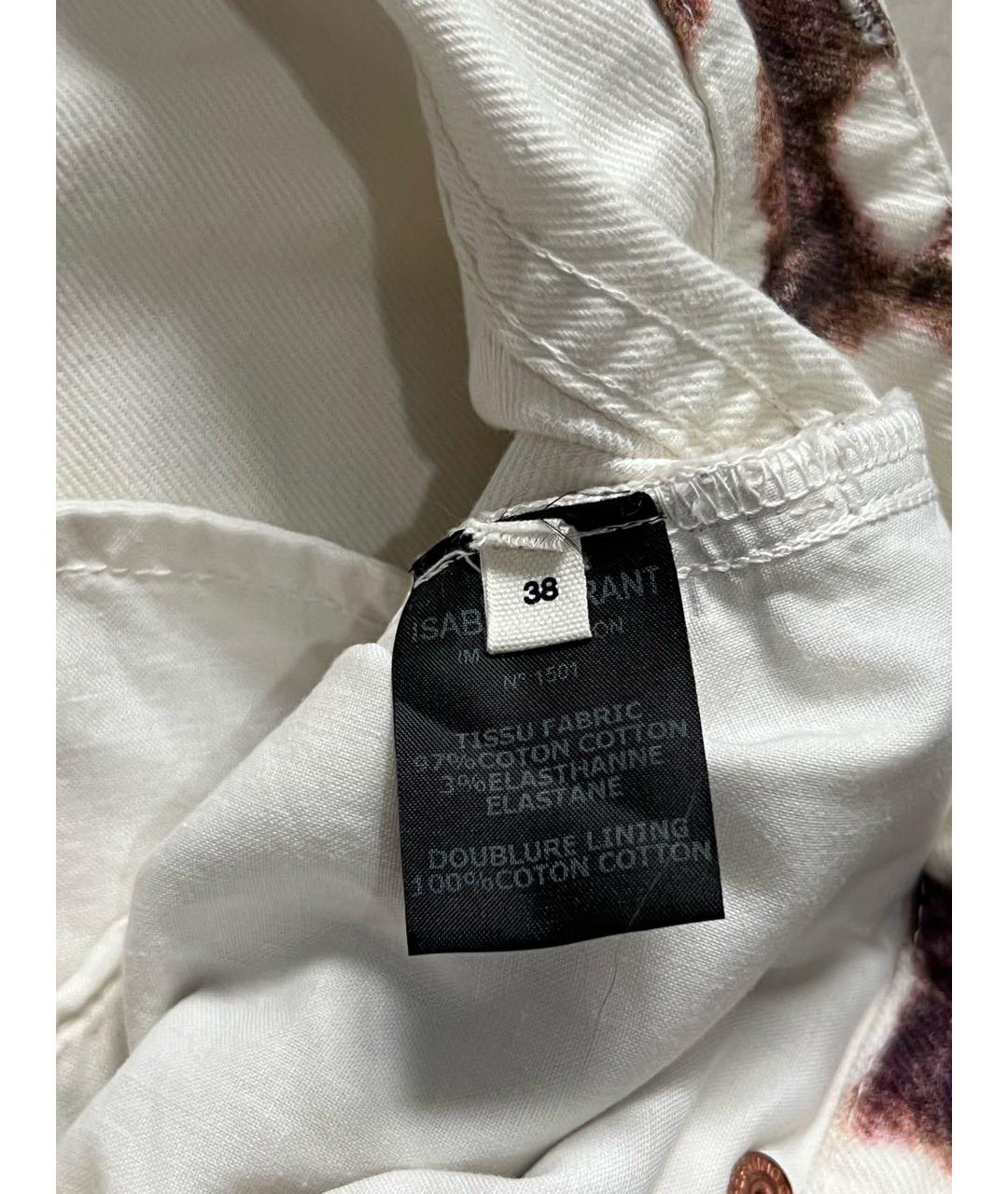 ISABEL MARANT ETOILE Мульти хлопковые прямые джинсы, фото 6