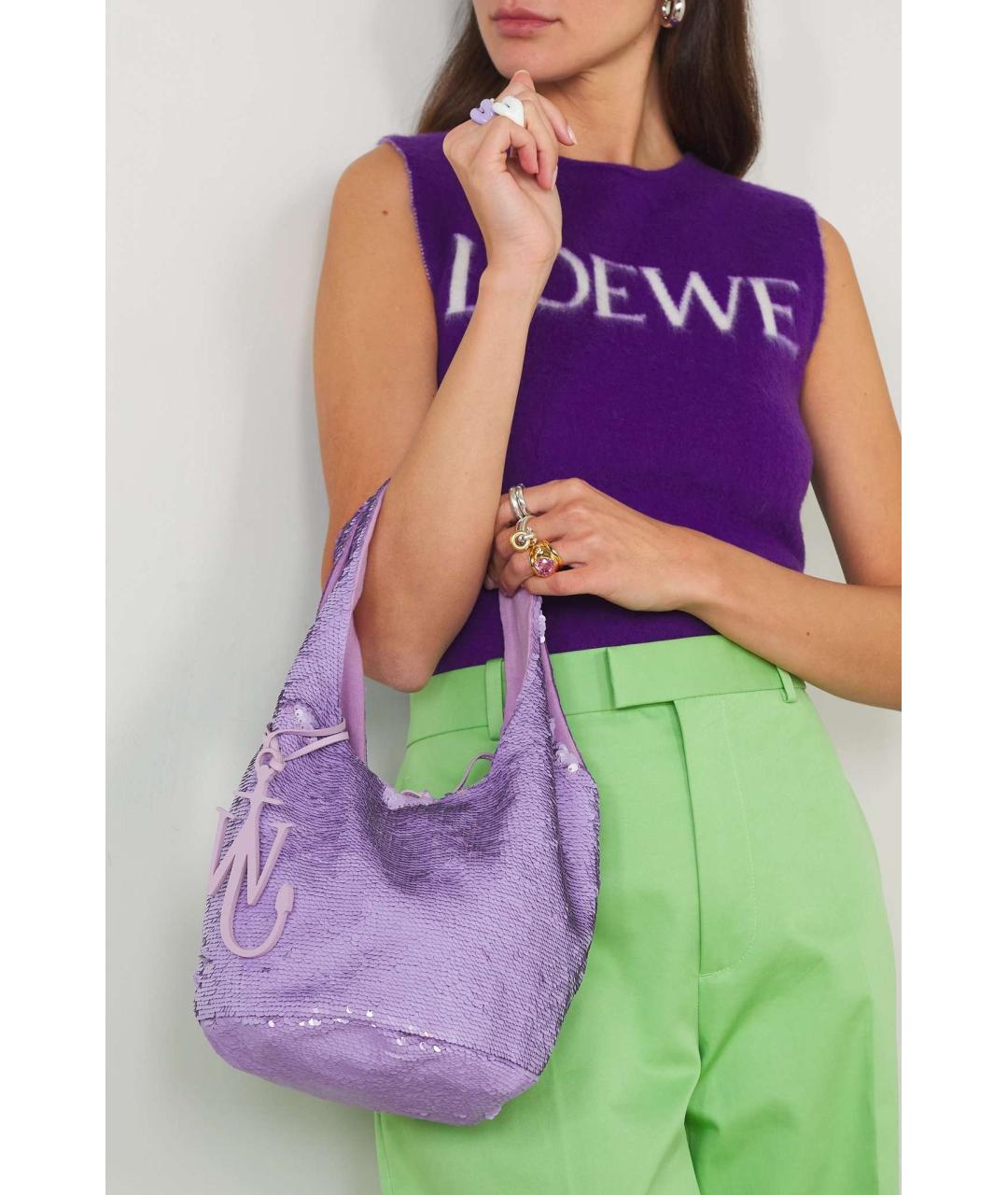 LOEWE Фиолетовая майка, фото 5