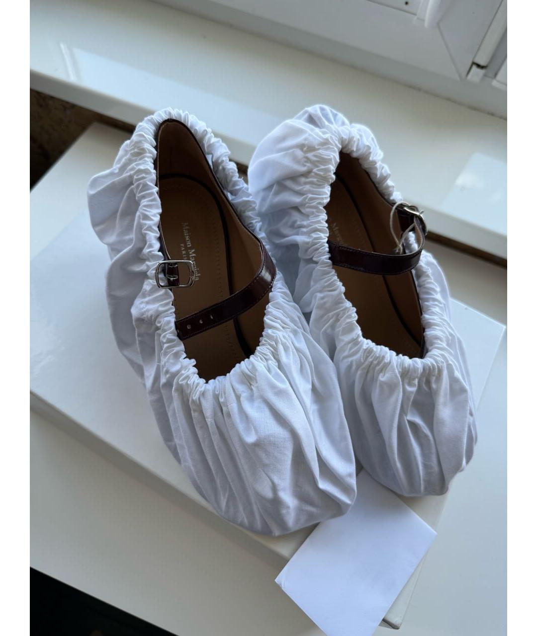 MAISON MARGIELA Коричневые кожаные туфли, фото 7