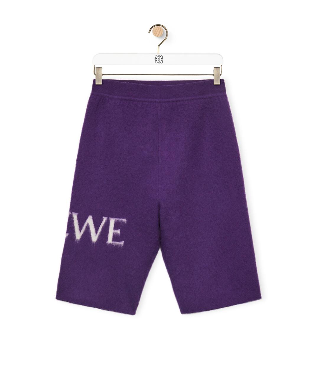 LOEWE Фиолетовые шорты, фото 5
