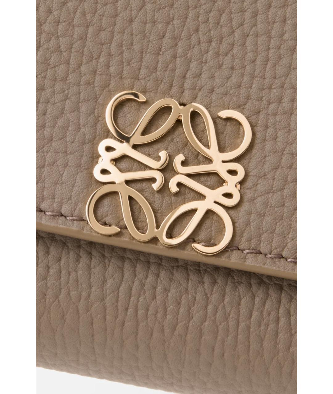 LOEWE Зеленый кожаный кошелек, фото 4