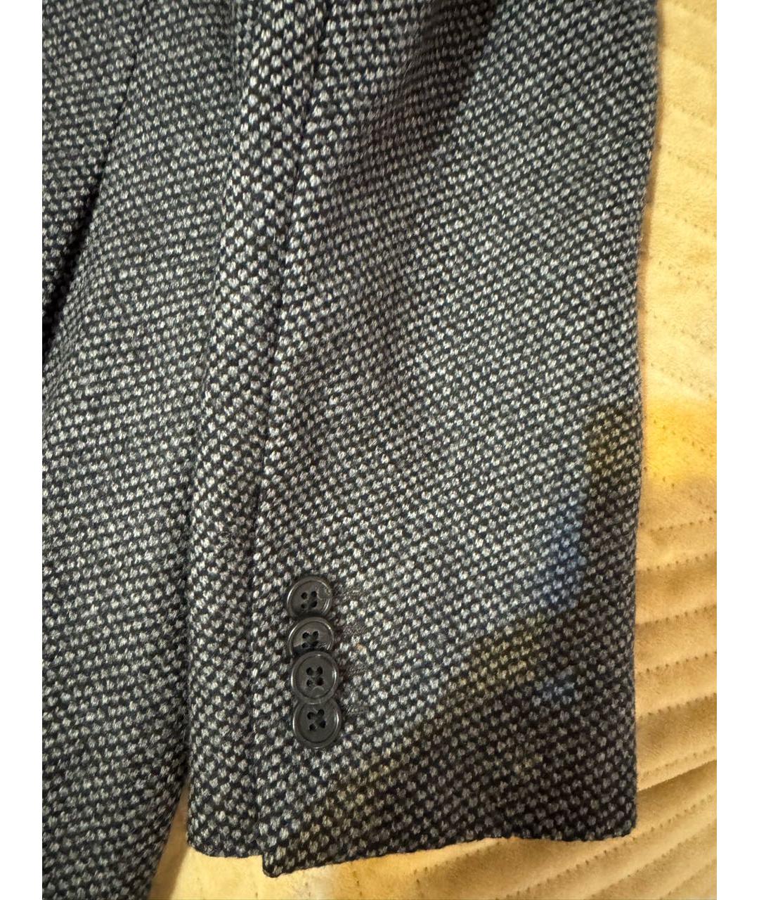 CORNELIANI Серый шерстяной пиджак, фото 5