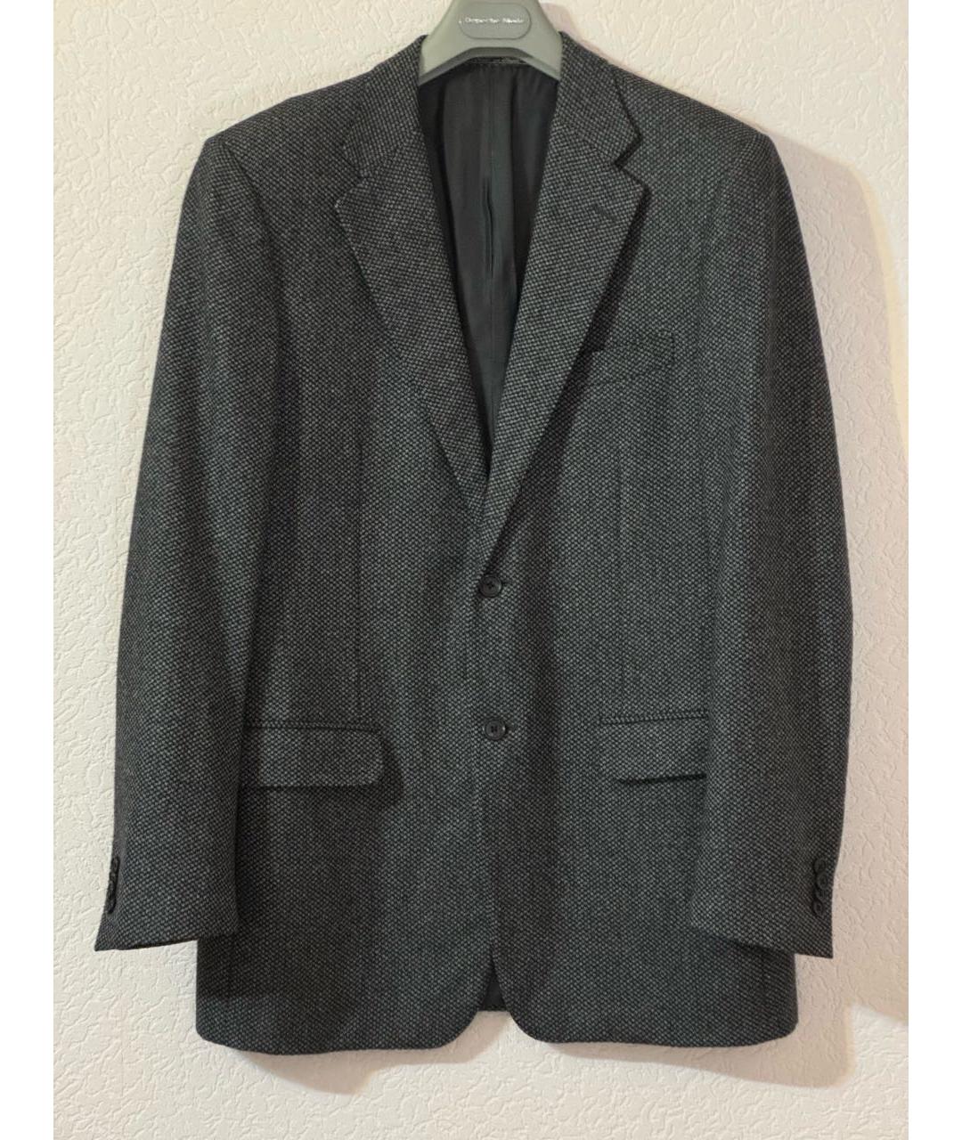 CORNELIANI Серый шерстяной пиджак, фото 6