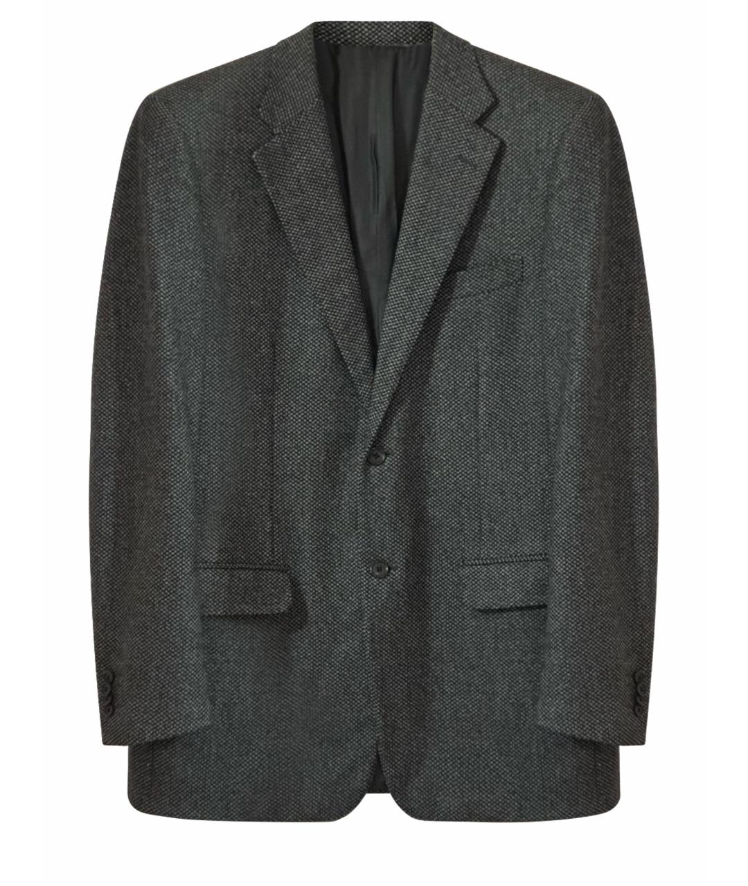 CORNELIANI Серый шерстяной пиджак, фото 1