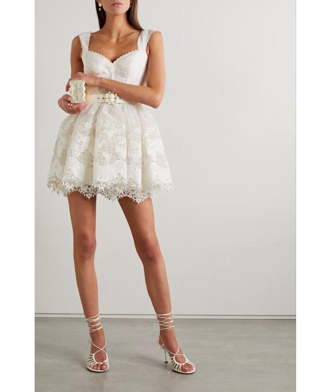 ZIMMERMANN Белое коктейльное платье, фото 2