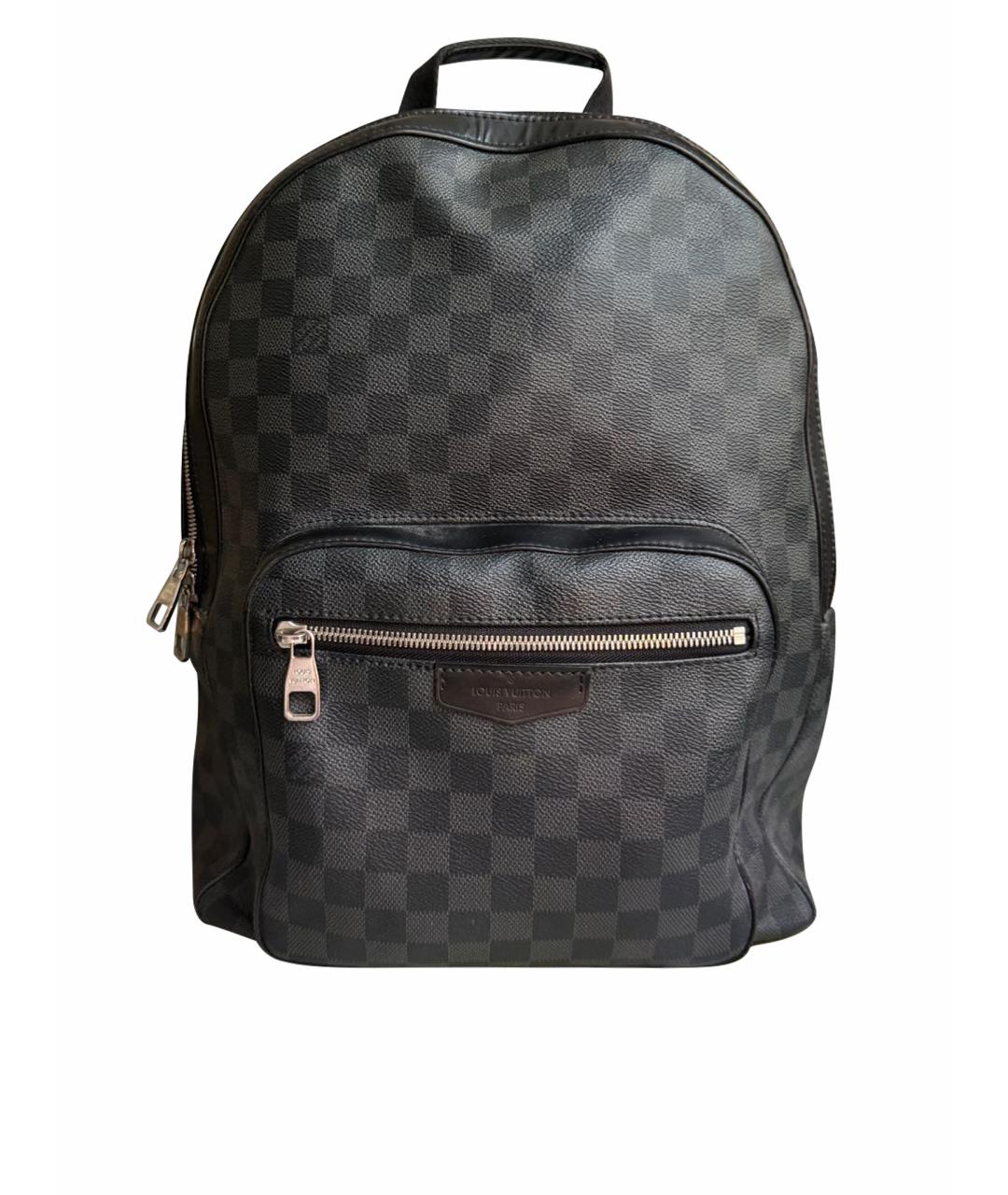 LOUIS VUITTON Антрацитовый рюкзак, фото 1