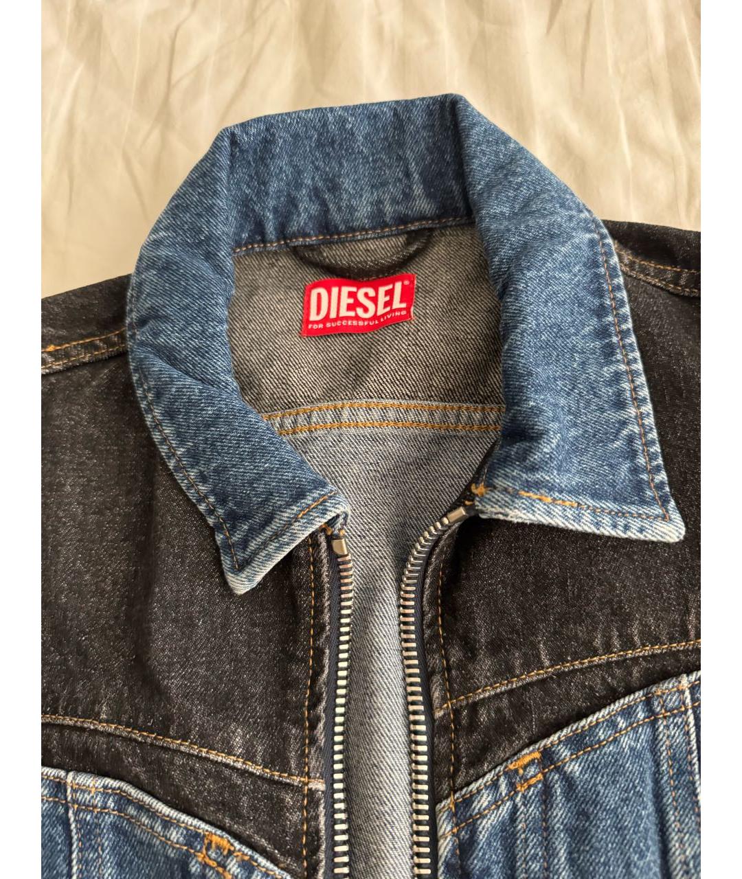 DIESEL Голубая деним куртка, фото 3