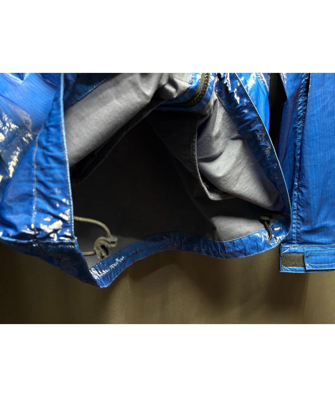STONE ISLAND Синяя полиамидовая куртка, фото 8