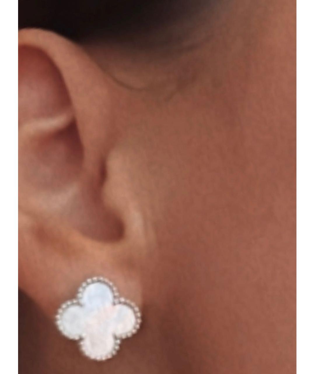 VAN CLEEF & ARPELS Белые серьги из белого золота, фото 5