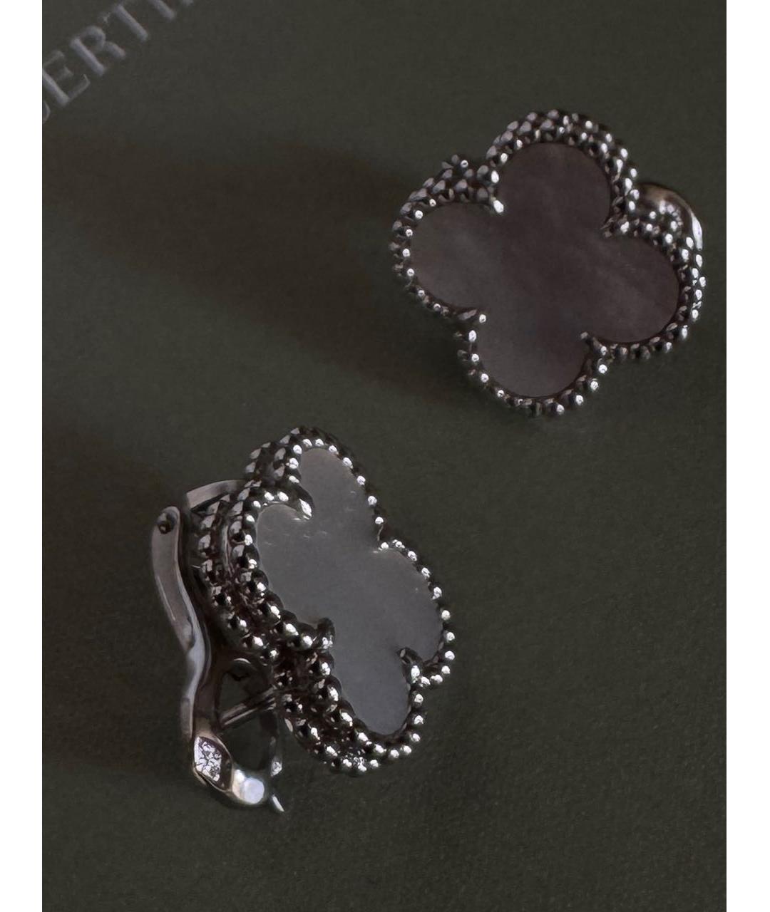 VAN CLEEF & ARPELS Белые серьги из белого золота, фото 4