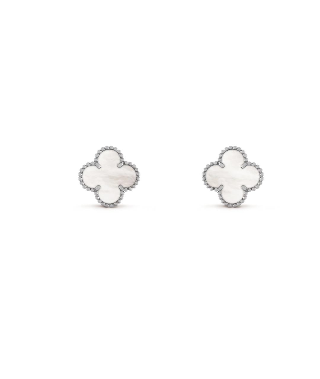 VAN CLEEF & ARPELS Белые серьги из белого золота, фото 1