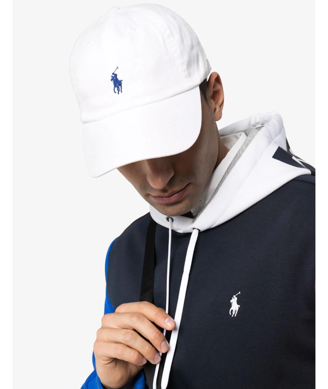 POLO RALPH LAUREN Белая хлопковая кепка/бейсболка, фото 5