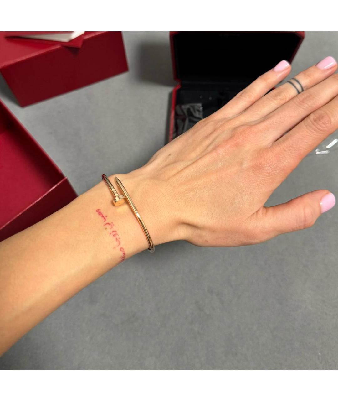 CARTIER Золотой браслет из розового золота, фото 4