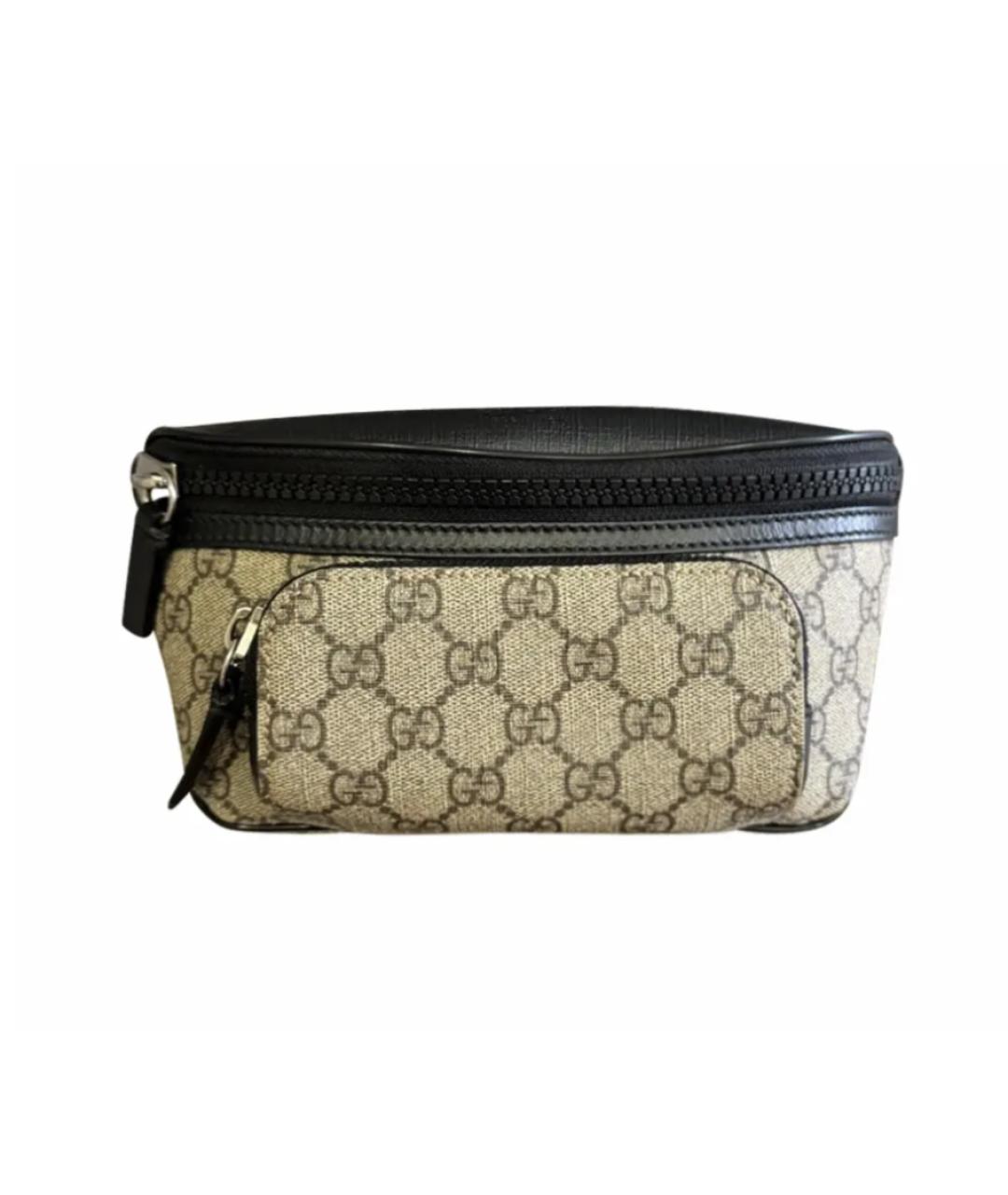 GUCCI Бежевая поясная сумка, фото 1