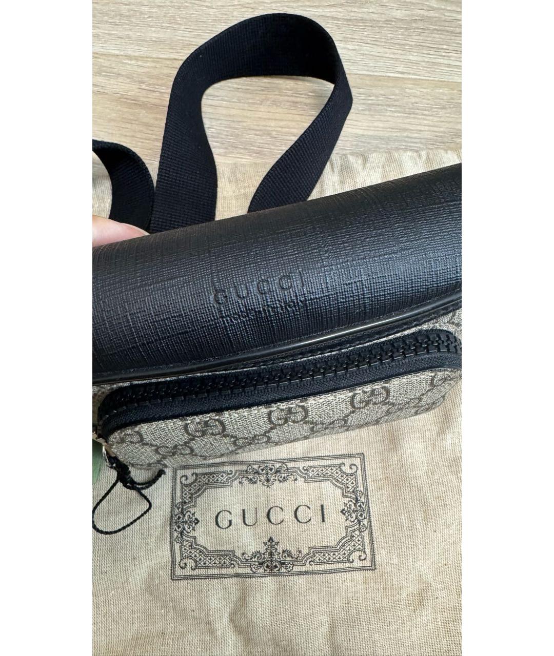 GUCCI Бежевая поясная сумка, фото 3