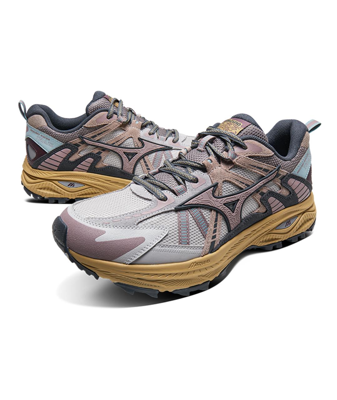 MIZUNO Серебряные кроссовки, фото 3