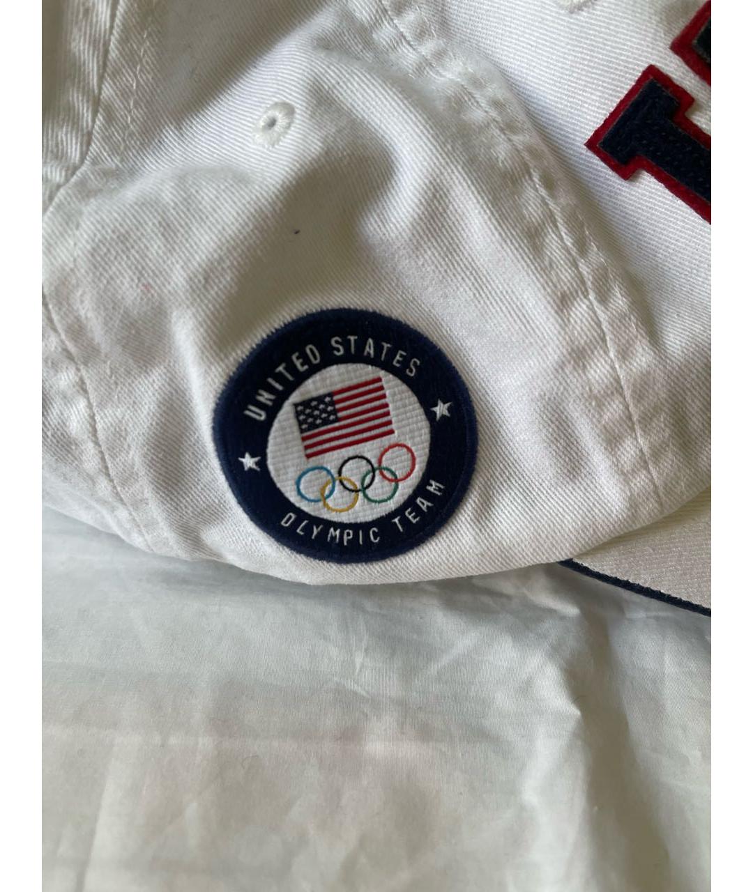 POLO RALPH LAUREN Белая хлопковая кепка/бейсболка, фото 8