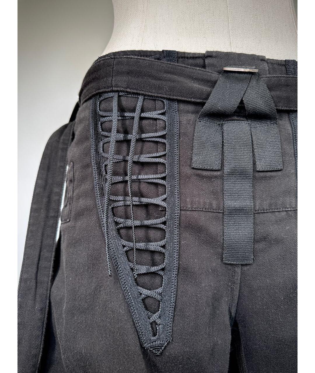 SAINT LAURENT Черные хлопковые шорты, фото 3