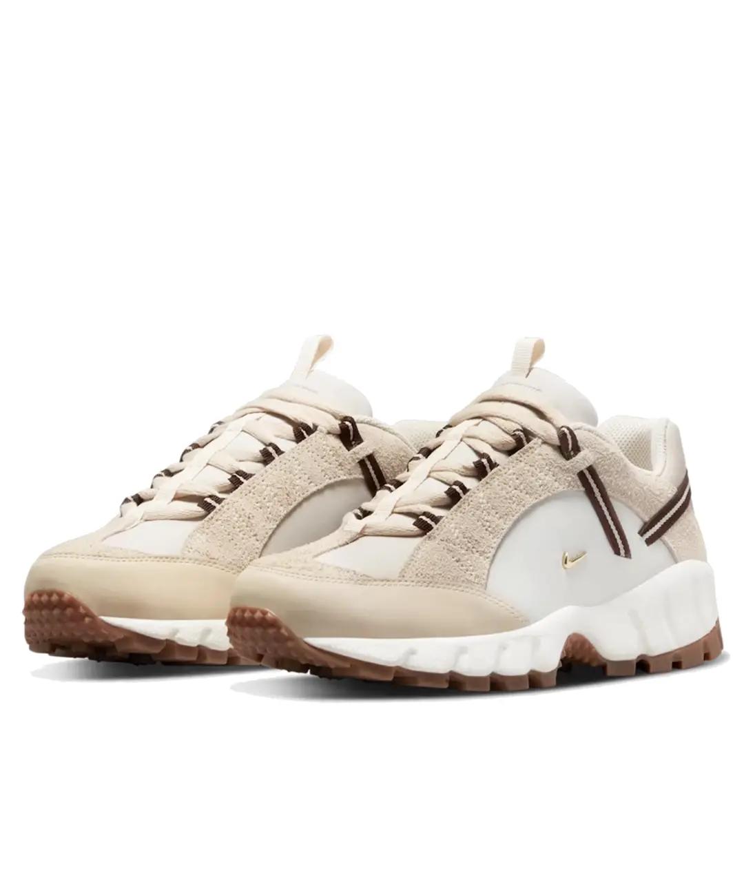 NIKE Бежевые кожаные кроссовки, фото 2