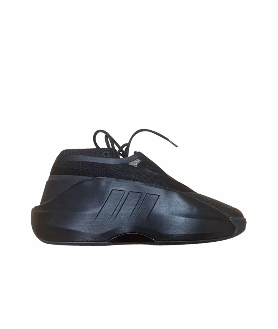 ADIDAS Черные синтетические низкие кроссовки / кеды, фото 1