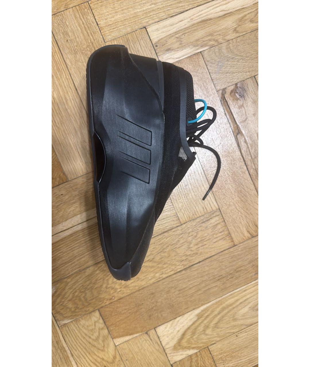 ADIDAS Черные синтетические низкие кроссовки / кеды, фото 5