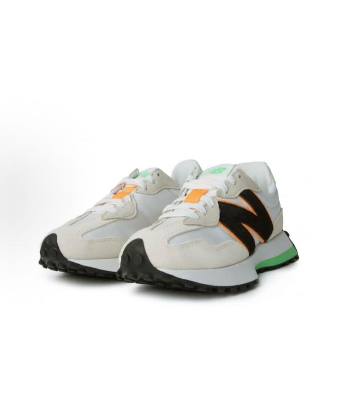 NEW BALANCE Белые текстильные низкие кроссовки / кеды, фото 4