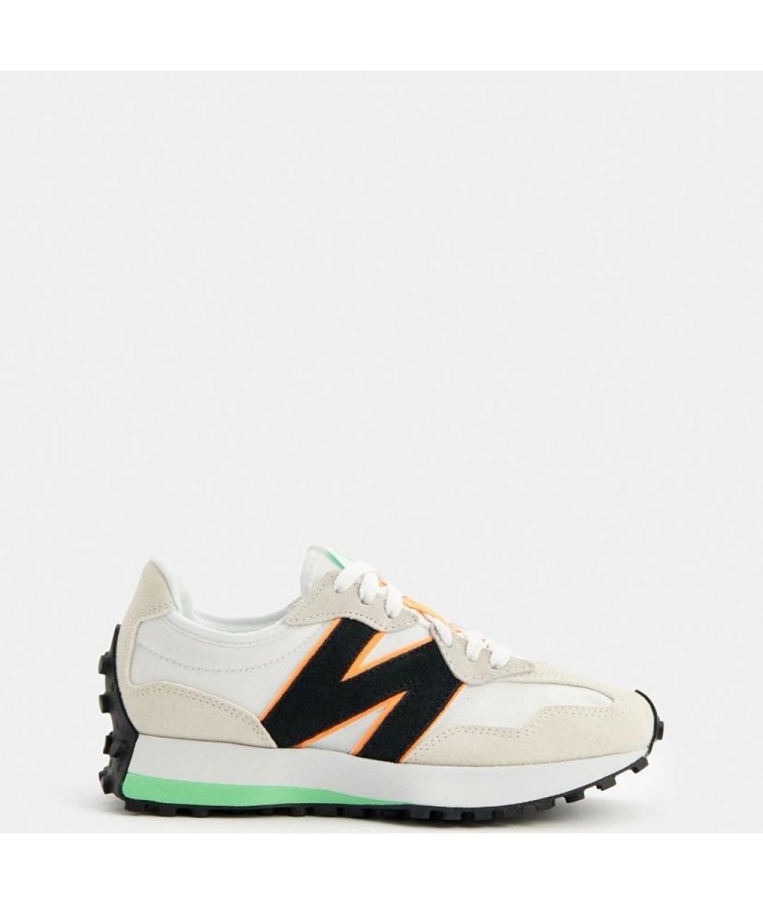 NEW BALANCE Белые текстильные низкие кроссовки / кеды, фото 2