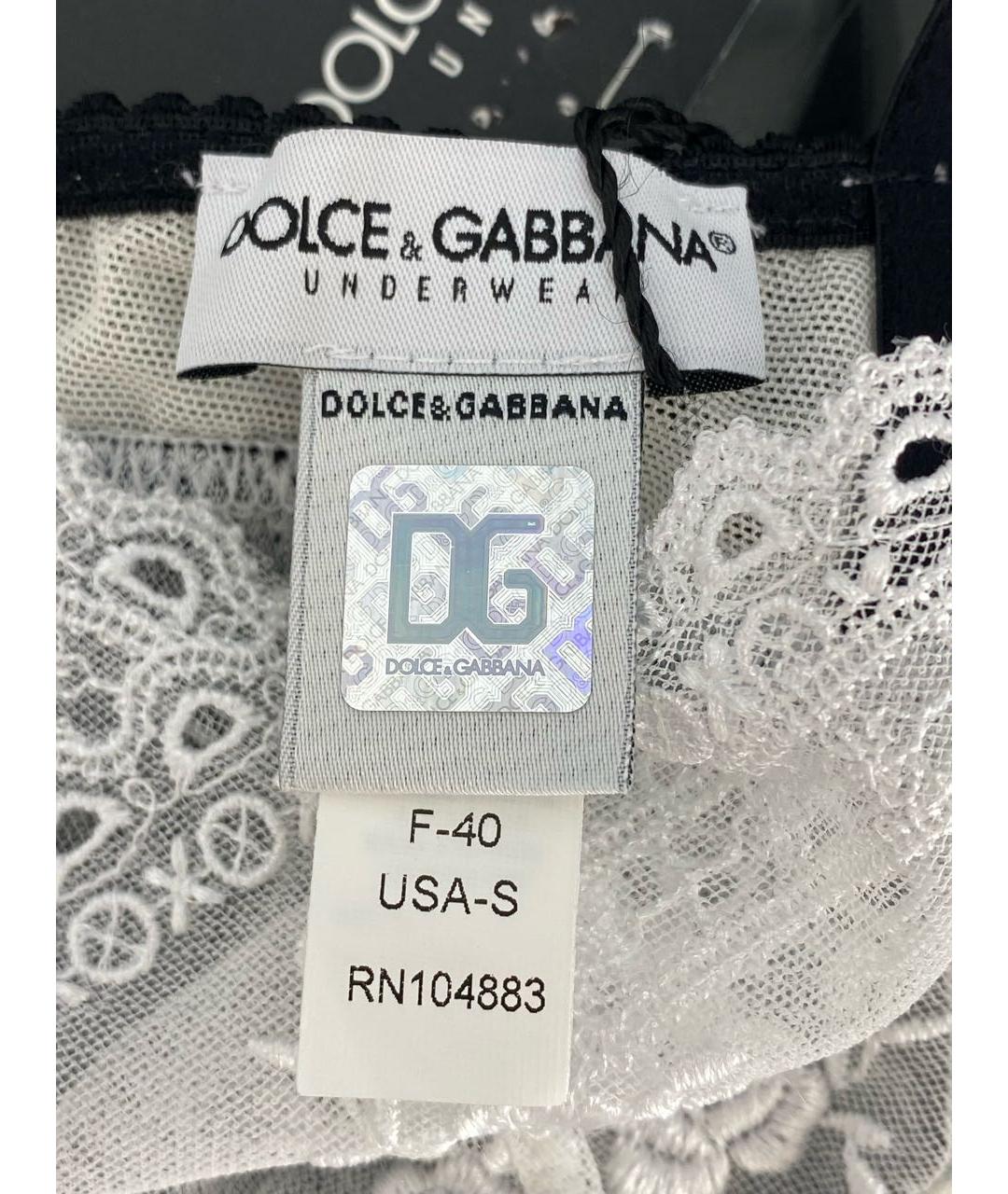 DOLCE&GABBANA Белая пижамы и сорочки, фото 6