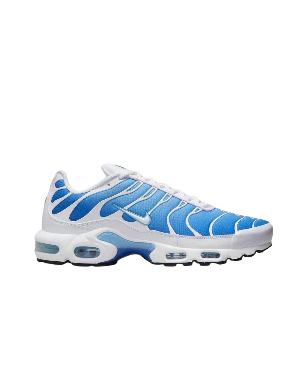 NIKE Голубые текстильные низкие кроссовки / кеды, фото 8