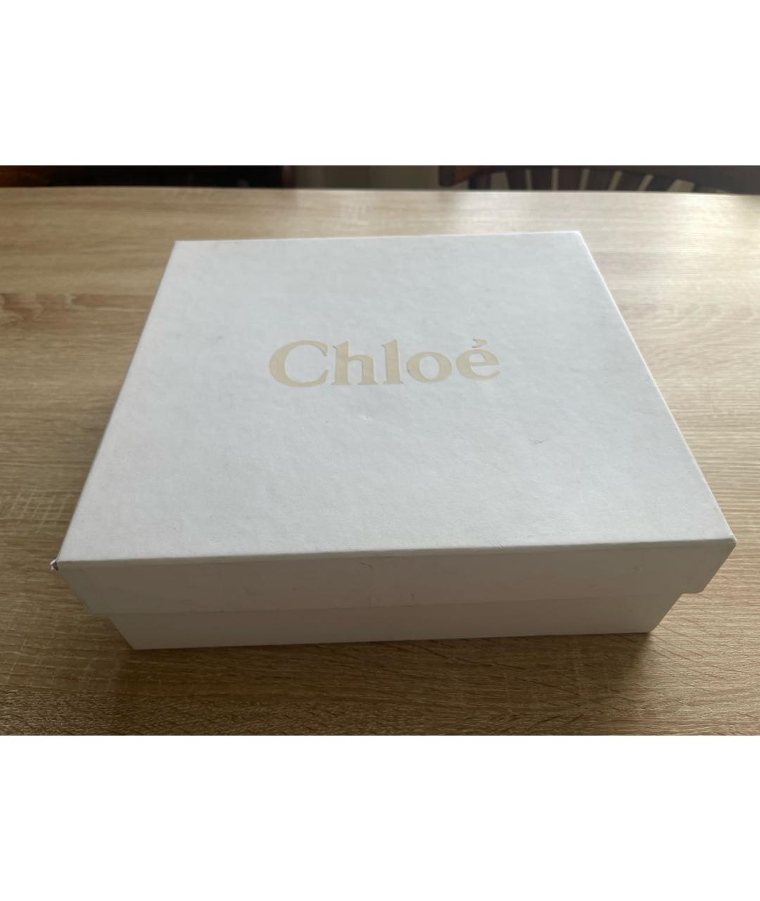 CHLOE Коричневые кожаные босоножки, фото 4