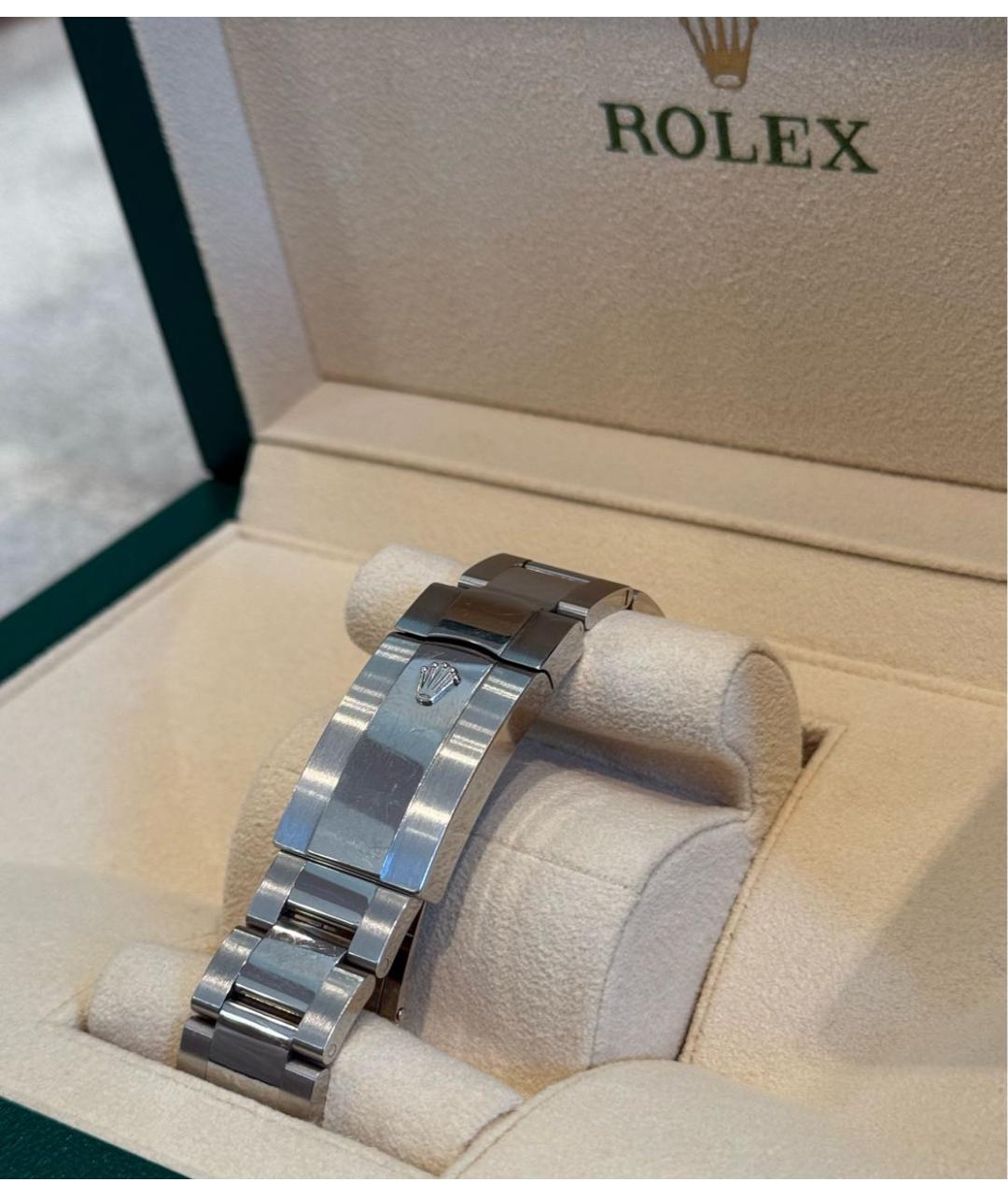 ROLEX Белые часы из белого золота, фото 4