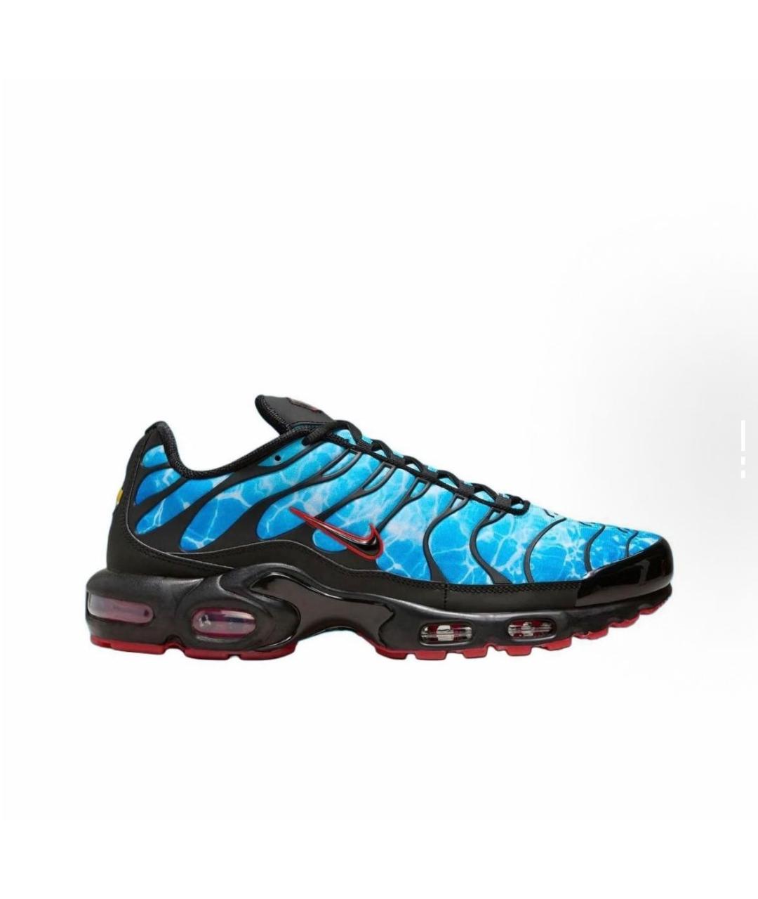 NIKE Синие текстильные низкие кроссовки / кеды, фото 9