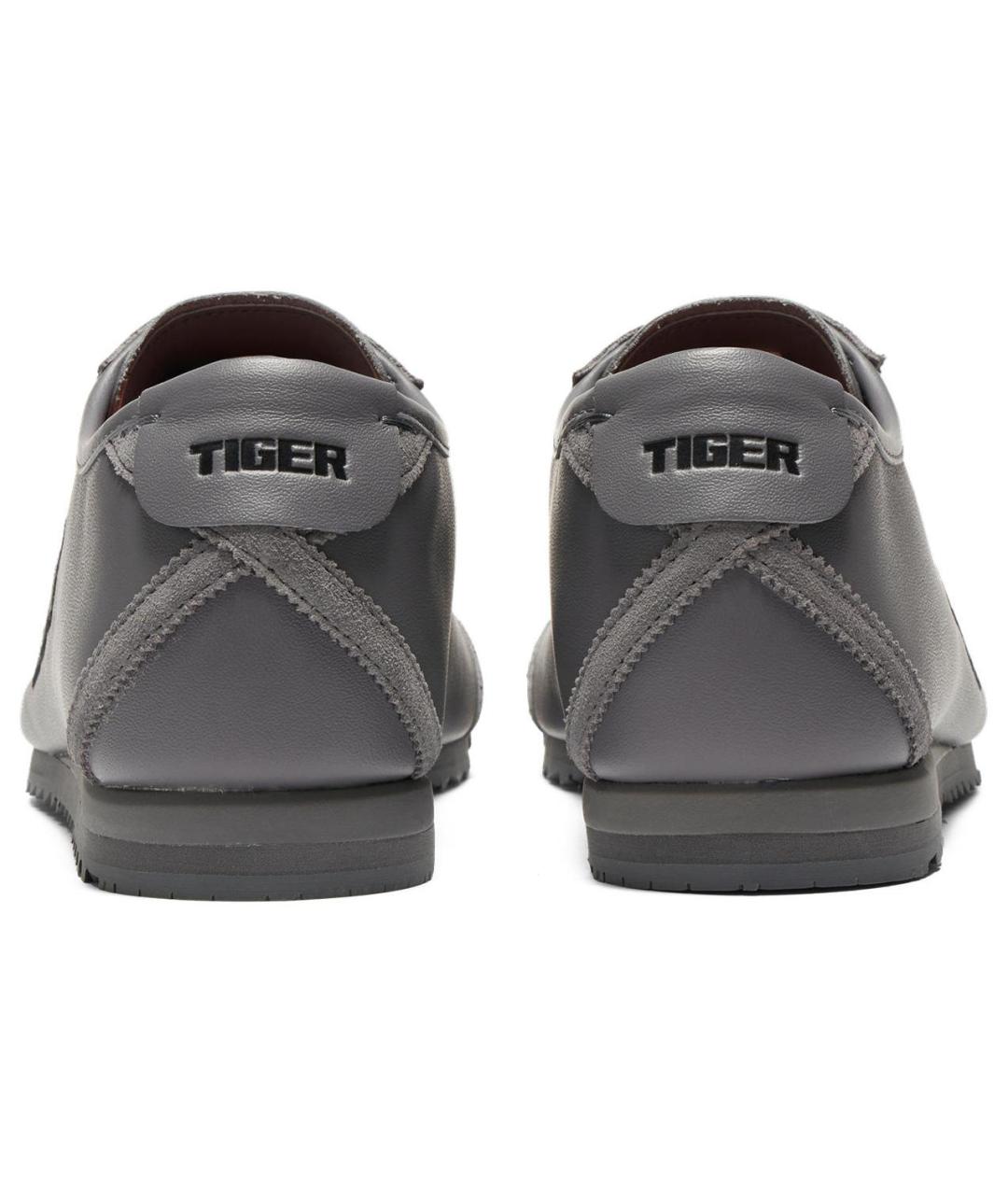 ONITSUKA TIGER Серые кожаные кроссовки, фото 6