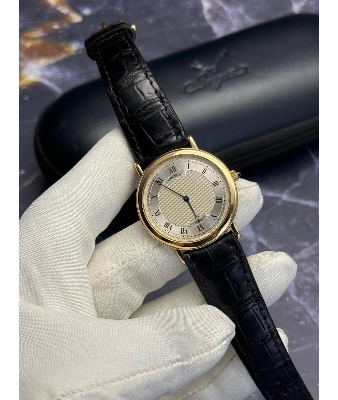 Breguet Черные часы из желтого золота, фото 8
