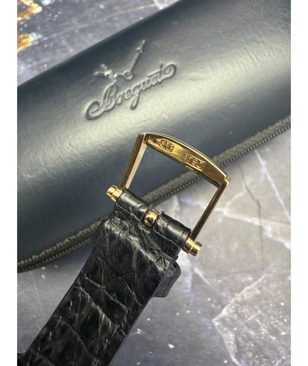 Breguet Черные часы из желтого золота, фото 3